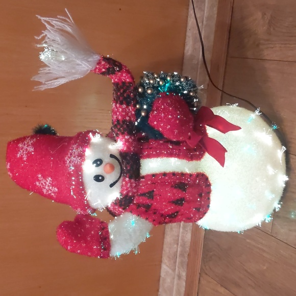 Avon Holiday Vintage Avon Fiber Optic Snowman 202 Poshmark